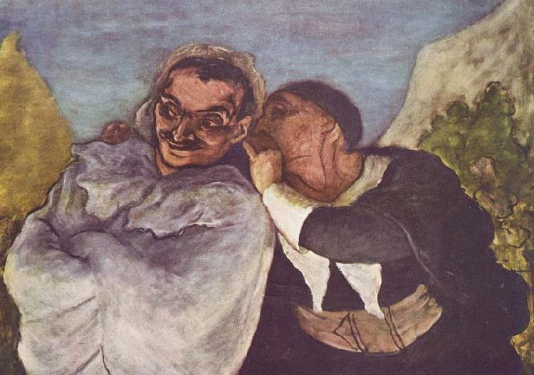 Honore Daumier Crispin und Scapin